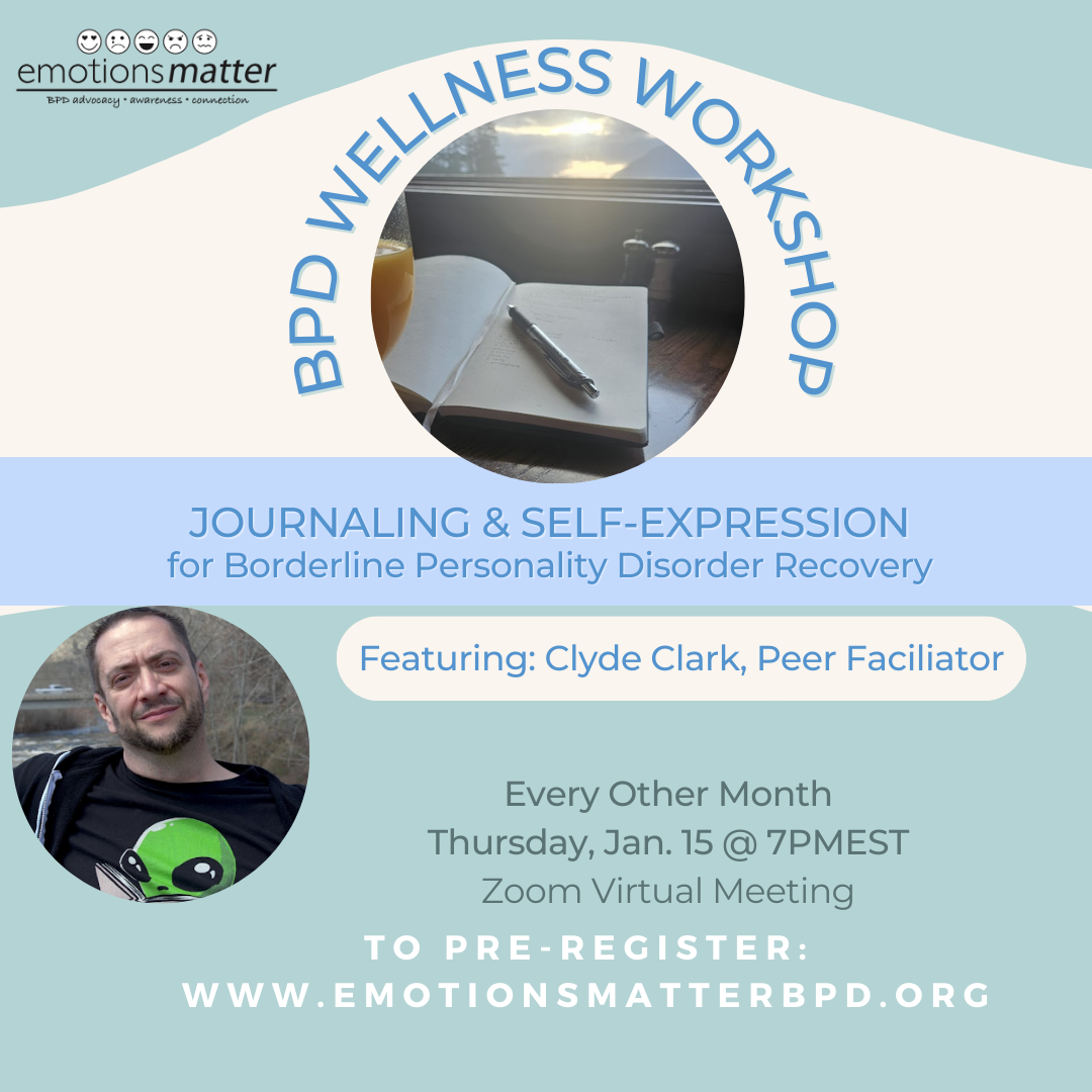 Journaling for BPD Recovery: 2026 Workshop - logo